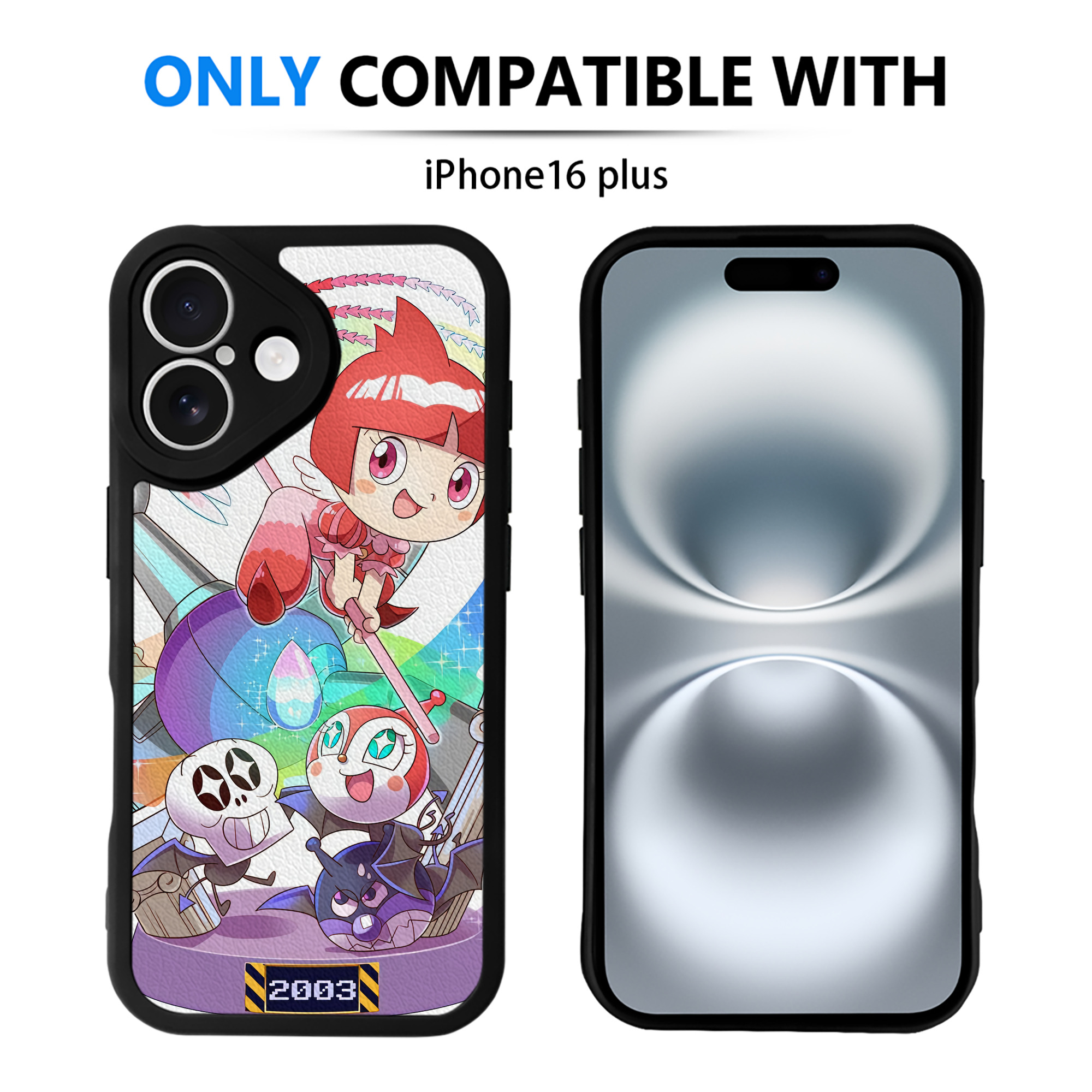 （画像用） アンパンマン Anpanman 【iPhone 16シリーズ対応】シリコンスマホケース（レザー調） 材質：シリコン